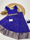 Ajd 7924 Heavy pure bandhani weaving silk Kids Girls Lehenga Choli Wholesale Online
